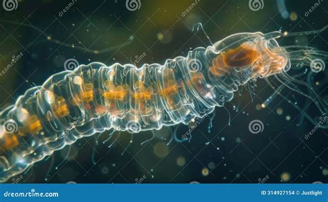 Inchworm: Een Microscopisch Wonder dat Door het Water Glijdt en zich met Zichzelf Voedt!